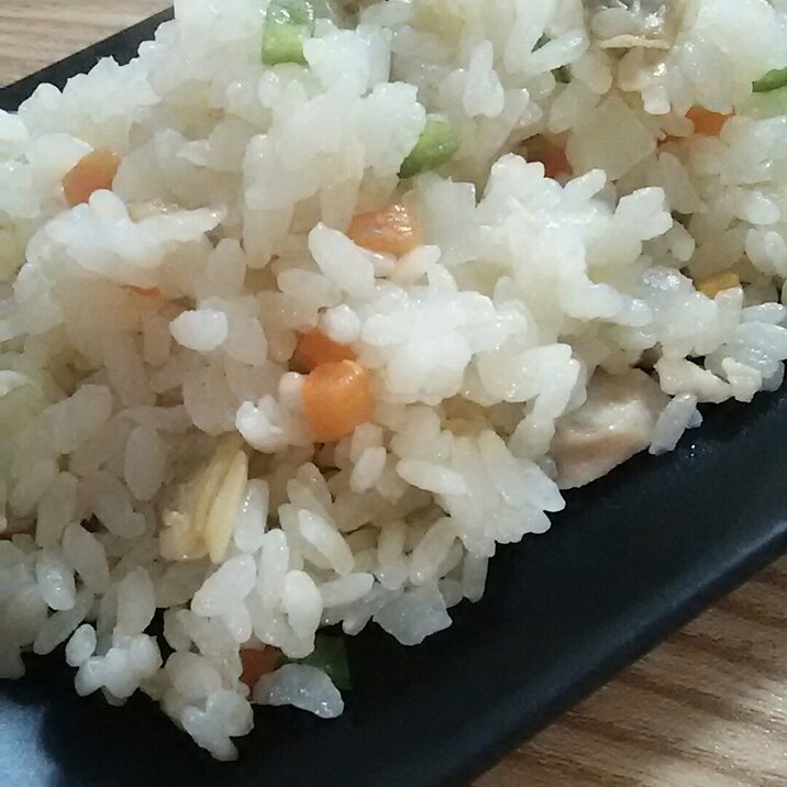 炊飯器でカンタンあさりのピラフ